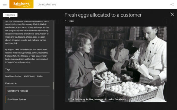 Sainsbury's Living Archive Screenshot 5